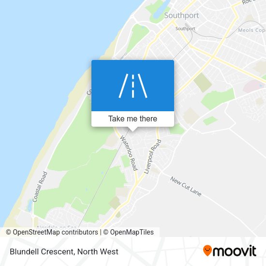 Blundell Crescent map