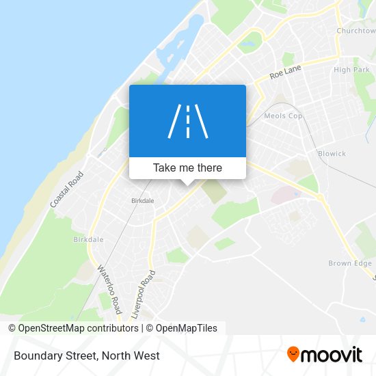 Boundary Street map
