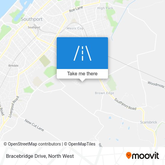 Bracebridge Drive map