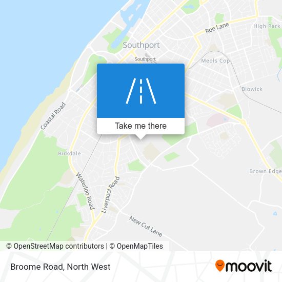 Broome Road map
