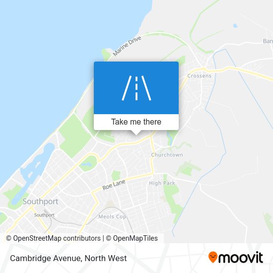 Cambridge Avenue map