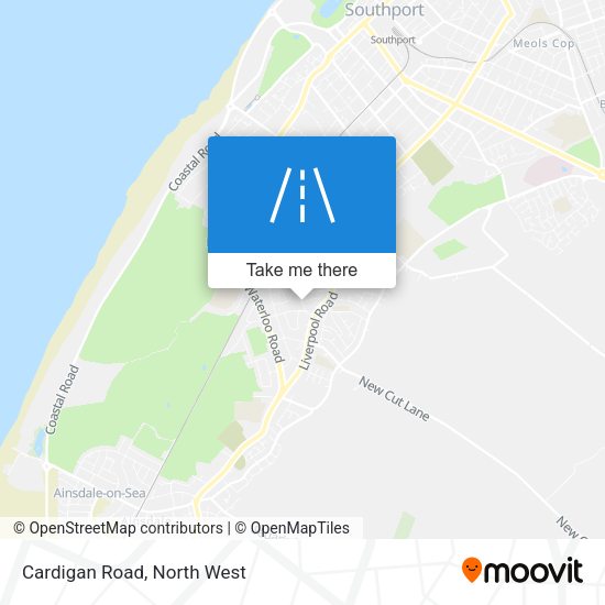 Cardigan Road map
