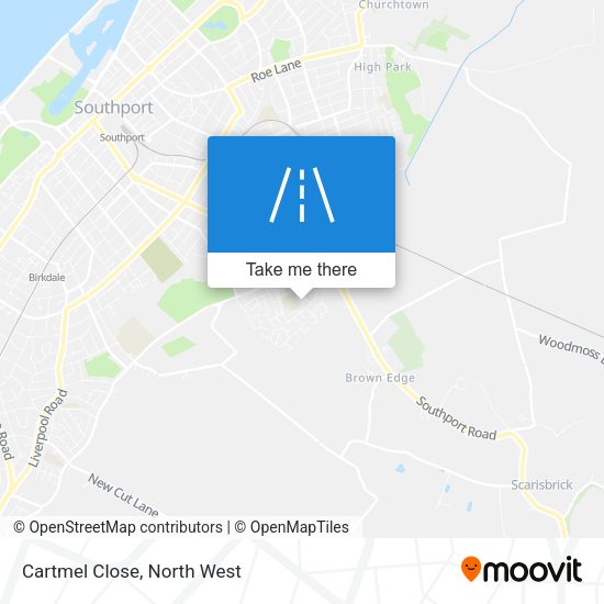 Cartmel Close map