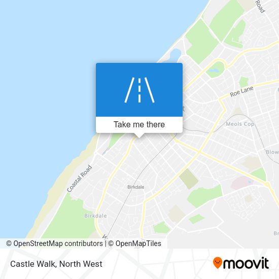 Castle Walk map