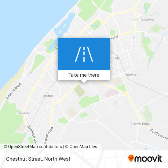 Chestnut Street map
