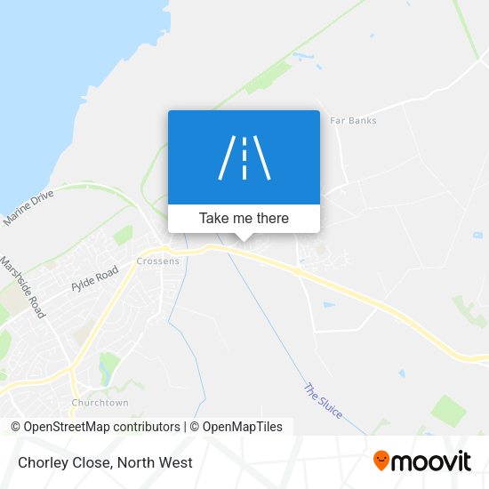 Chorley Close map