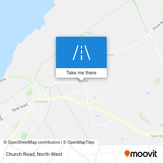 Church Road map