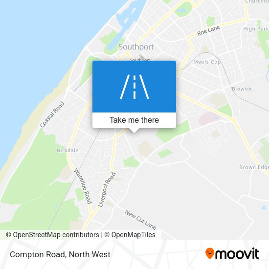 Compton Road map