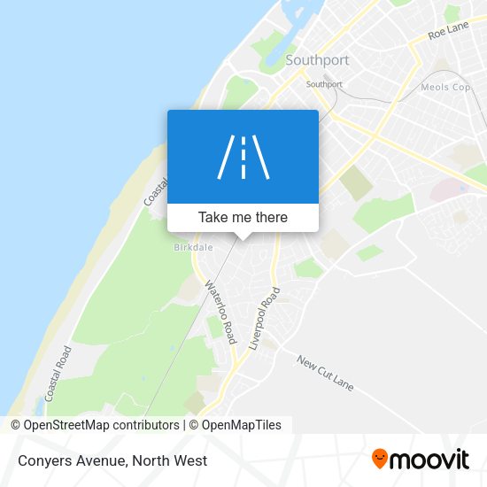 Conyers Avenue map