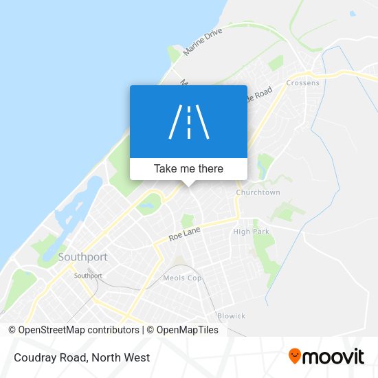 Coudray Road map