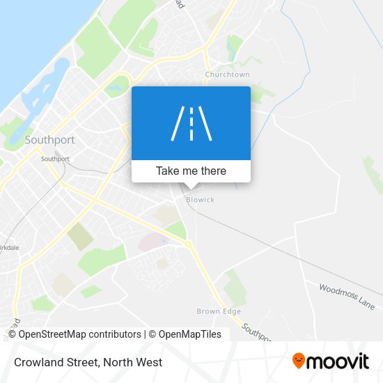 Crowland Street map