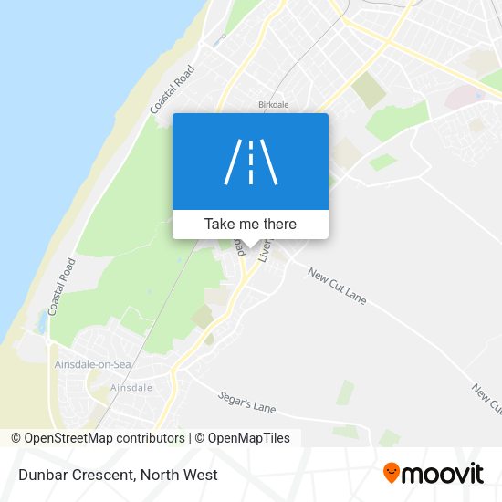Dunbar Crescent map