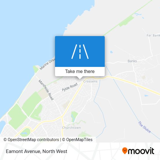Eamont Avenue map