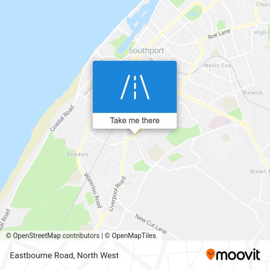 Eastbourne Road map
