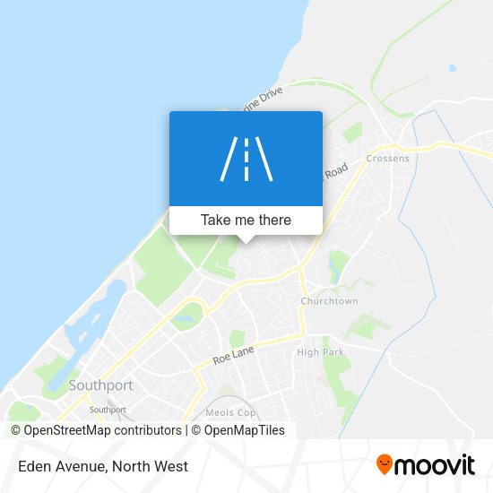 Eden Avenue map