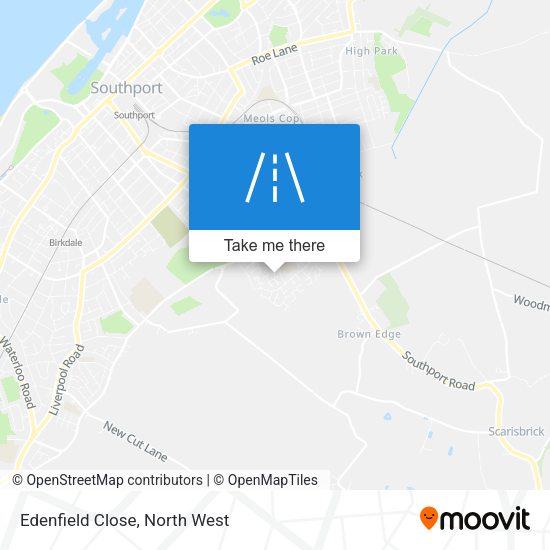Edenfield Close map