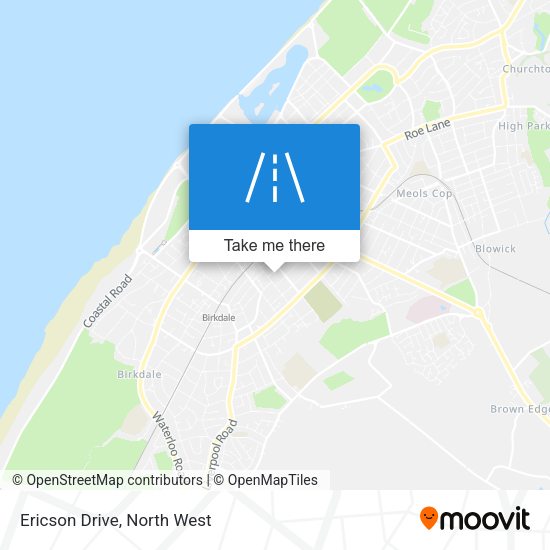 Ericson Drive map