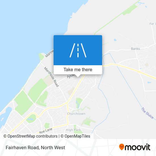 Fairhaven Road map