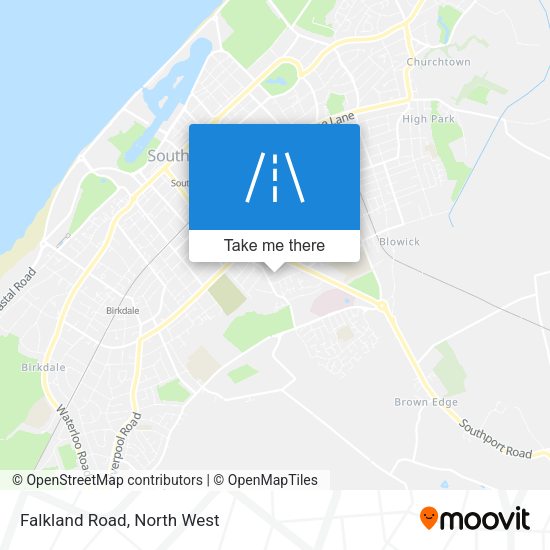 Falkland Road map