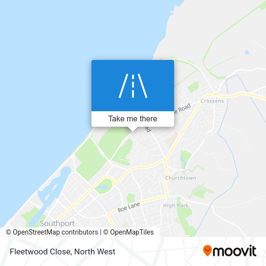 Fleetwood Close map
