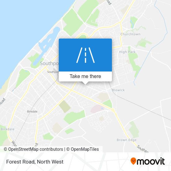 Forest Road map