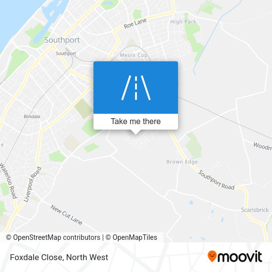 Foxdale Close map