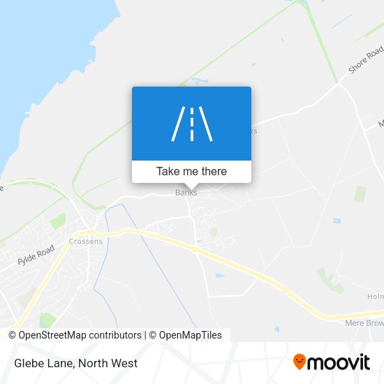 Glebe Lane map