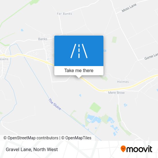 Gravel Lane map