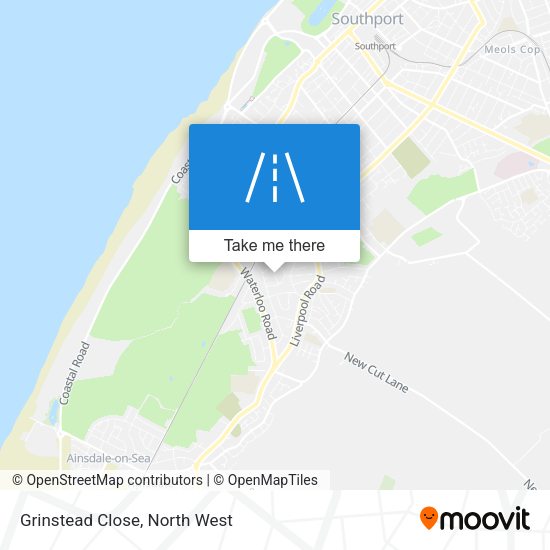 Grinstead Close map