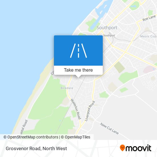 Grosvenor Road map