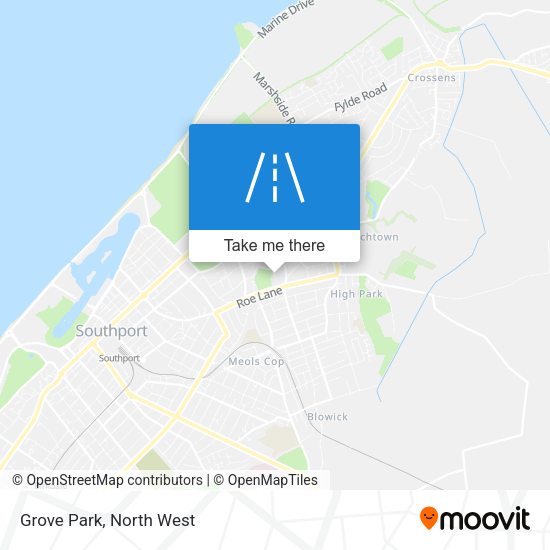Grove Park map