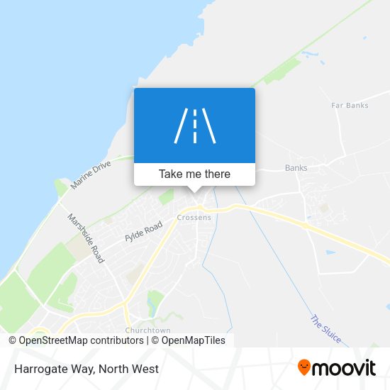 Harrogate Way map