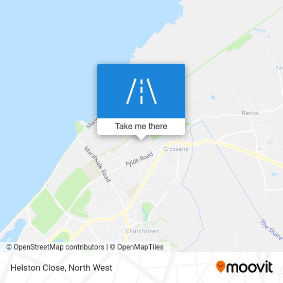 Helston Close map