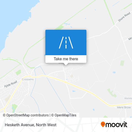 Hesketh Avenue map