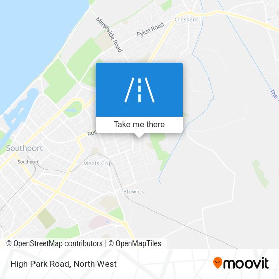 High Park Road map