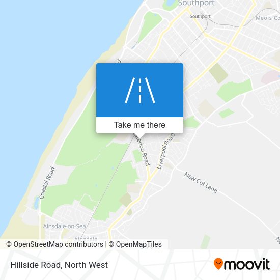 Hillside Road map