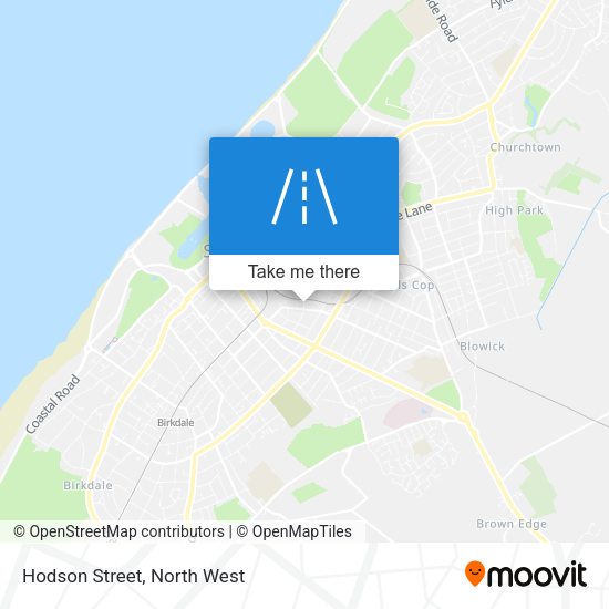 Hodson Street map