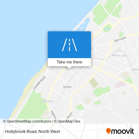 Hollybrook Road map