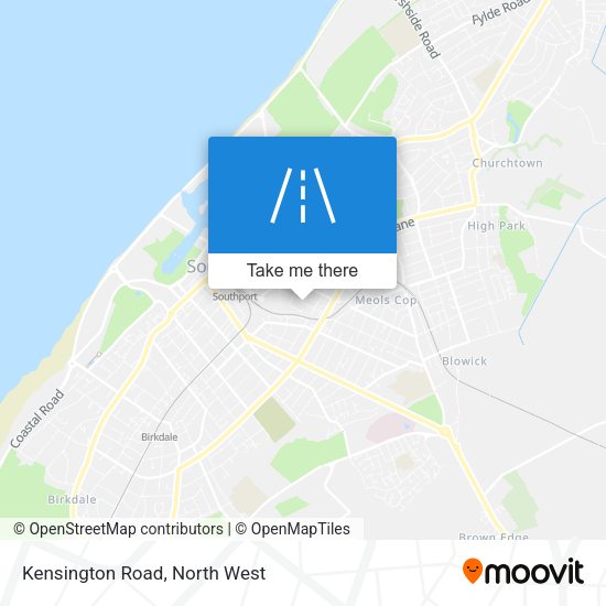 Kensington Road map
