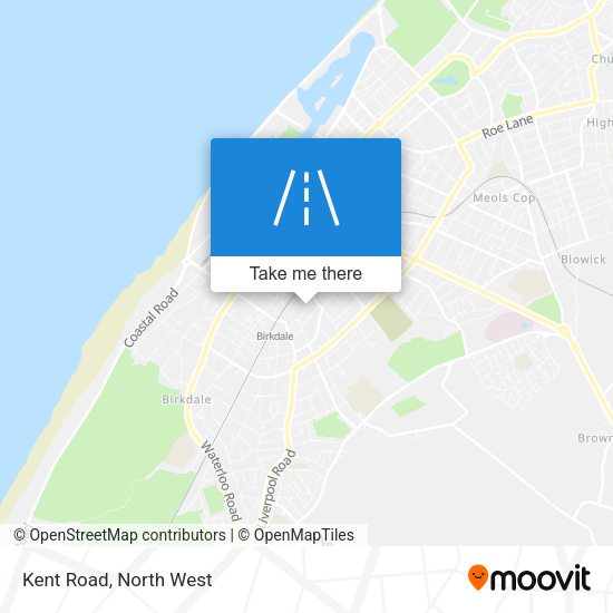 Kent Road map