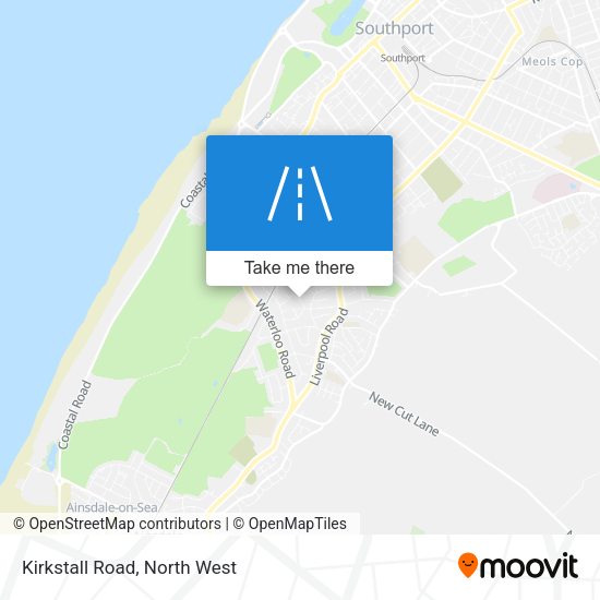 Kirkstall Road map