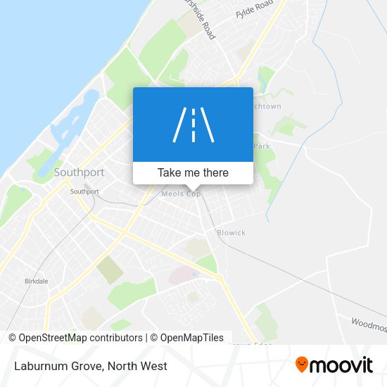 Laburnum Grove map