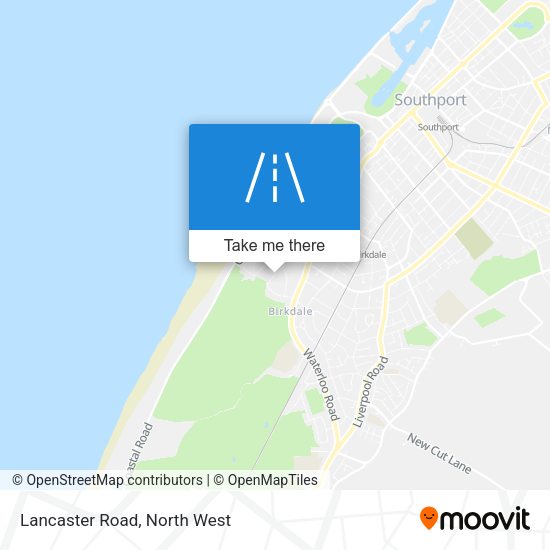Lancaster Road map