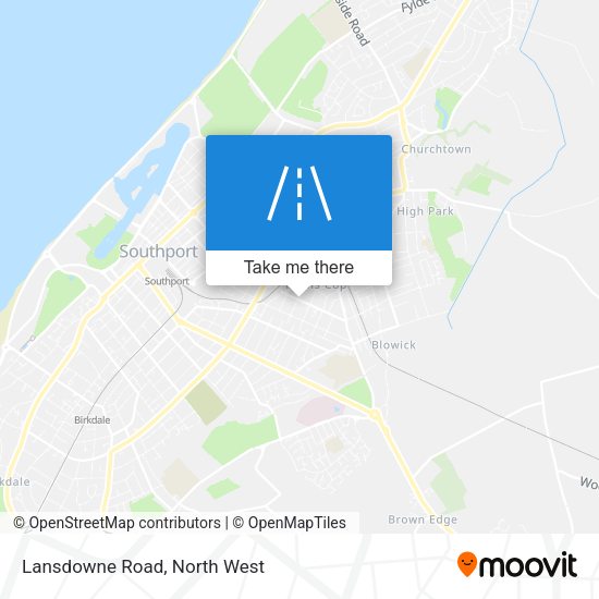 Lansdowne Road map