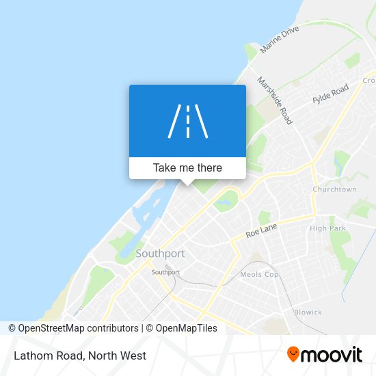 Lathom Road map