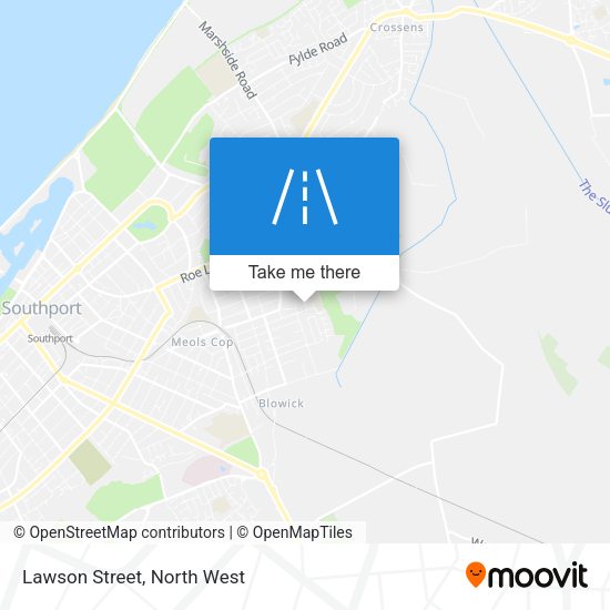 Lawson Street map