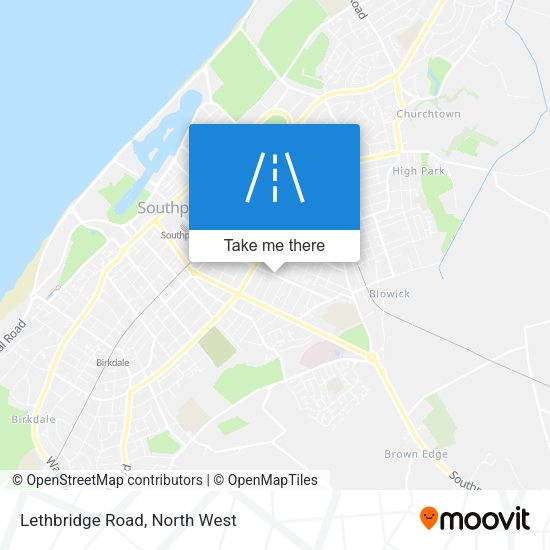 Lethbridge Road map