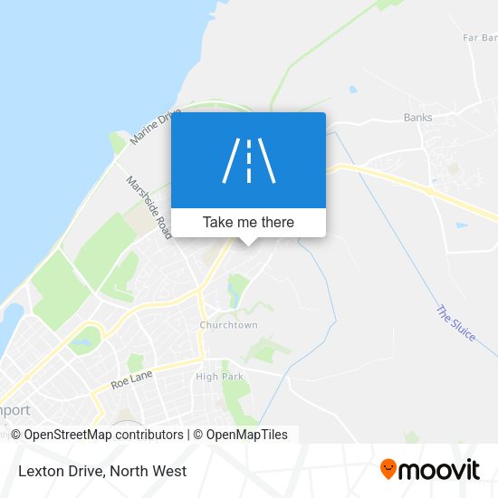 Lexton Drive map