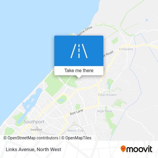 Links Avenue map