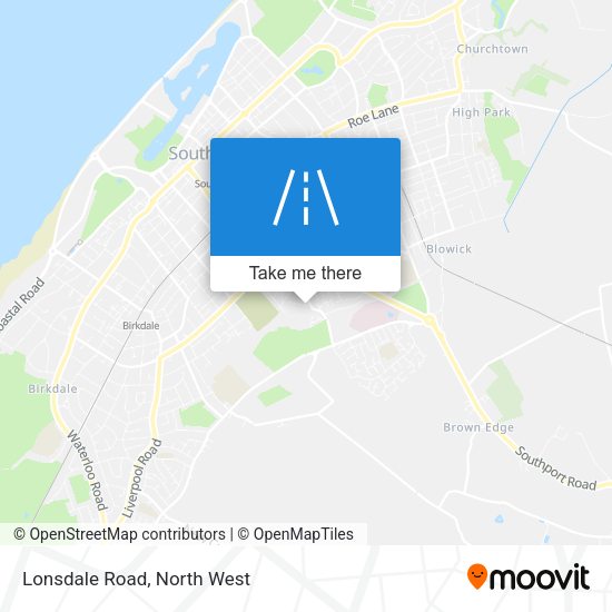 Lonsdale Road map